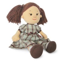 Мягкая игрушка Lava Кукла Карина в клетчатом платье (муз., 24 см) (LF1145B)