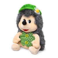 Мягкая игрушка Lava Ежик яша в кепке с ромашкой 19,5 см (LA8741)