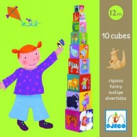 Развивающая игрушка Djeco Забавные кубики (DJ08503)
