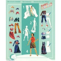 Игровой набор Умная бумага Кукла-наряжайка Вечеринка (66)