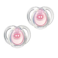 Пустышка Tommee Tippee Универсальная розовая 0-6 мес. 2 шт (43335463-2)