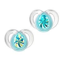 Пустышка Tommee Tippee Ночные бирюзовая 6-18 мес. 2 шт (43336263-3)