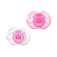 Пустышка Tommee Tippee Дышащая розовая 0-6 мес. 2 шт (43335963-2)