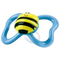 Пустышка Nuby Веселые жучки Анатомическая 6-12м, Пчелка (5807MFSN-3)