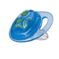 Пустышка Nuby Prism ортодонтическая голубая (5719MSN-1)