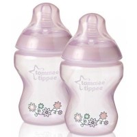 Бутылочка для кормления Tommee Tippee розовая 260 мл 2 шт (42252181-2)