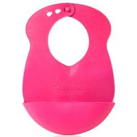 Нагрудничек Tommee Tippee Roll n Go розовый (46351471-1)