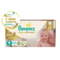Подгузник Pampers Premium Care Maxi (7-14 кг), 104шт (4015400465447)