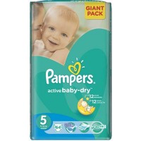 Подгузник Pampers Active Baby-Dry Junior (11-18 кг), 64шт (4015400736370)