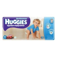 Подгузник Huggies Little Walkers 4 для мальчиков (9-14кг) 52 шт (5029053543390)