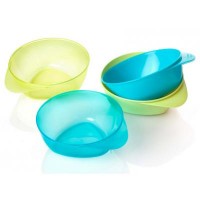 Тарелка Tommee Tippee глубокая голубая и зеленая 4 шт (44671471-1)