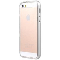 Чехол для моб. телефона Avatti Mela Double Bumper iPhone 5/5S silver (153372)