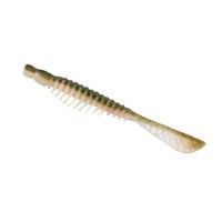Силикон съедобный Nomura Ribbed Curlly Tail 100мм 3,5гр. цвет-024 (ghost green) 8шт (NM71202410)