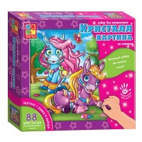 Набор для творчества Vladi Toys Кристалл картина Волшебные пони (VT4010-05)
