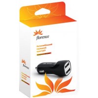 Зарядное устройство Florence 2*USB, 2.1A (CC21-2USB)