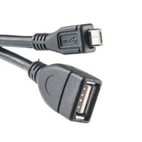 Дата кабель USB 2.0 AF to Micro 5P OTG 0.5m PowerPlant (KD00AS1233)