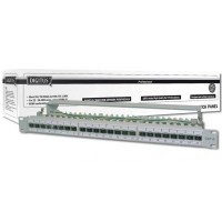 Патч-панель 19" 1U, 24xRJ45, CAT 6a FTP в сборе DIGITUS (DN-91624S-EA)