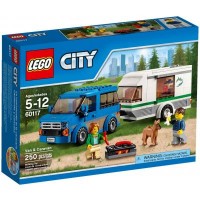 Конструктор LEGO City Great Vehicles Фургон и дом на колёсах (60117)