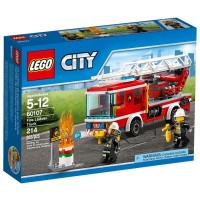 Конструктор LEGO City Fire Пожарный автомобиль с лестницей (60107)