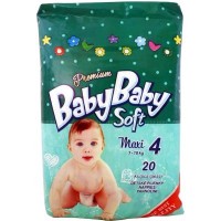 Подгузник BabyBaby Soft Premium Maxi 4 (7-18 кг) 20 шт (8588004865525)