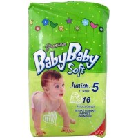 Подгузник BabyBaby Soft Premium Junior 5 (11-25 кг) 16 шт (8588004865532)