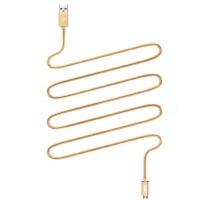 Дата кабель JUST Copper Lightning USB Cable 2M Gold (LGTNG-CPR20-GLD)