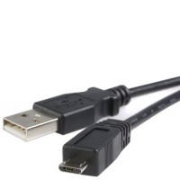 Кабель USB 2.0 - 0.8м AM/Micro 5P ATcom, черный