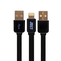 Дата кабель JUST Rainbow Lightning USB Cable Black (LGTNG-RNBW-BLCK)