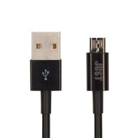 Дата кабель JUST Simple Micro USB Cable Black 1M (MCR-SMP10-BLCK)