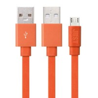 Дата кабель JUST Freedom Micro USB Cable Orange (MCR-FRDM-RNG)