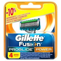 Сменные кассеты Gillette Fusion ProGlide Power 4 шт (7702018085576)