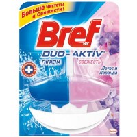 Туалетный блок Bref Duo-Aktiv Лотос & Лаванда 50 мл (9000100965149)