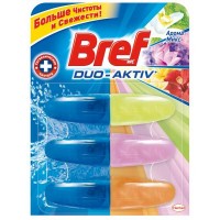 Туалетный блок Bref Duo-Aktiv Арома Микс 3 запаски х 50 мл (9000100991506)