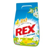 Стиральный порошок Rex 2 в 1 Зеленый чай и Жасмин 3 кг (9000100810821)