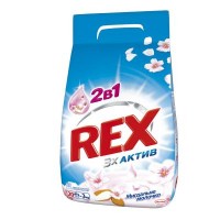 Стиральный порошок Rex 2 в 1 Миндальное молочко 3 кг (9000100487412)