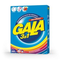 Стиральный порошок Gala 3в1 Яркие цвета 400 г (4084500319165)