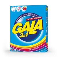 Стиральный порошок Gala 3в1 Яркие цвета 400г (5410076265831)