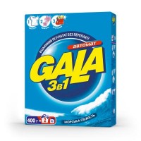 Стиральный порошок Gala 3в1 Морская свежесть 400 г (4084500319400)