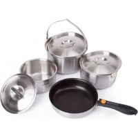 Набор туристической посуды Kovea All-3PLY Stainles Cookware(7~8) KKW-CW1105 (8806372095796)