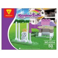 Конструктор DREAMLOCK Радужный город Дрессированная собачка (6204)