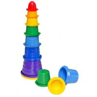 Игрушка для песка Технок Пирамидка Сомбреро 5 элементов (2704)