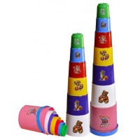 Игрушка для песка Технок Пирамидка Пасочки в ведре (2049)