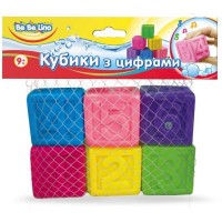Игрушка для ванной BeBeLino Кубики с цифрами (57089)