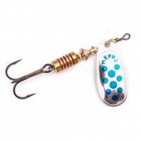Блесна Mepps Comet Decore silver/blue dots 4.5гр №2 (30429 002)