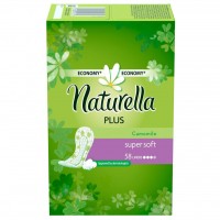 Ежедневные прокладки Naturella Camomile Plus 58 шт (4015400713784)