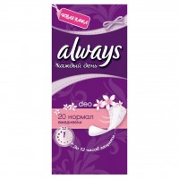 Ежедневные прокладки Always Deo Normal 20 шт (4015400164623)