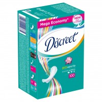 Ежедневные прокладки Discreet Deo Water Lily 100 шт (4015400229735)