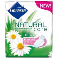 Гигиенические прокладки Libresse Natural Care Ultra Clip Normal 10 шт (7322540523300)