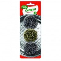 Скребок Мелочи Жизни нержавеющий металлический 3 шт (0207 CDNEW)