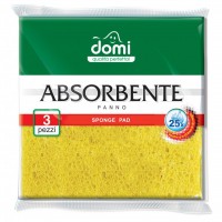 Салфетки для уборки DOMI целлюлозные 3 шт (0696 DI)